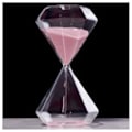 Miniatyrbild 1 av 5: 1 st Rosa Glas Timglas 5 minuter Timer Skrivbordsdekoration för Hemmakontor - AD7 -