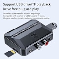 Miniatyrbillede 2 af 5: NFC Bluetooth-modtager, Bluetooth 5.3 Aux-adapter til bil, trådløs lydmodtager til hjemmestereo/ -AD5-