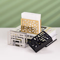 Miniatyrbilde 8 av 10: Serviettholder Lett Luksus Vertikal Serviettholder GULL STIL 2 gull -AD12-