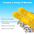 Miniatyrbillede 2 af 5: SPA Mineral Stick-dele, spabad-stick med 4 måneders levetid, universel patron til spabad og pool (gul, 2-pak) -AD9-