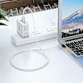 Pikkukuva 5 / 5: 45W/65W/85W/100W 5-nastainen Magsafe 2 (T-muotoinen) USB-C/Type-C PD -latauskaapeli -AD4-
