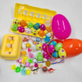 Miniatyrbilde 5 av 5: Marskarneval! JIASEN Egg med leker inni, fargerike forhåndsutfylte påskeegg med søte dyr for småbarn, påskegaver, påskeegggaver-AD4-