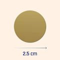 Miniatyrbild 2 av 5: DIY Skraplotter (Guld, Förpackning med 150)-AD4-