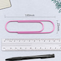 Miniatyrbillede 2 af 5: 30-pak 3,9 tommer store papirclips - 6 farver pr. farve-AD10-