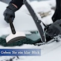Miniatyrbillede 2 af 5: Isskraber, isskraber sneskovl snerydningsskovl til bilruder forrude fjernelsesværktøj vinter nød værktøj-AD4-