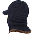 Miniatyrbild 3 av 5: Vinterstickad Balaclava Mössa Varm Cykel Skidmask Universell -FD3-