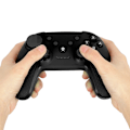 Miniatyrbillede 4 af 5: Trådløs Bluetooth 6-akset Spillekonsol Gamepad Controller med Vibration til Switch Uden NFC Funktion Sort{GKS}-AD4-