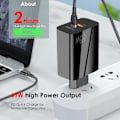 Miniatyrbillede 4 af 5: 65W GaN Hurtiglader med USB C-kabel, til mobil og MacBook Pro【mo】-AD4-