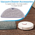 Miniatyrbillede 4 af 5: Til Xiaomi Dreame D9 D9 Max D9 Pro L10 Pro Trouver Robot LDS Støvsuger Finder Reservedele Vandtank Moppeklud-AD4-