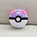Miniatyrbilde 3 av 3: 4 stk. Kjæledyrsamling Ball - Master Ball - Great Ball - Ultra Ball Plysjleketøy DB-AD4-