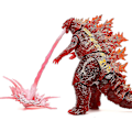 Miniatyrbild 2 av 5: King Of The Monsters Leksak - Godzilla Actionfigur - Dinosaurieleksaker Godzilla - Filmmonsterserien Godzilla.-AD7- red