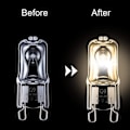 Miniatyrbillede 5 af 5: G9 Halogenpære, 10-pak Belysning G9 Halogenpære 28W 230V 370Lm 2800K (10 stk.) -AD6-