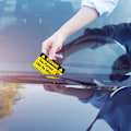 Miniatyrbilde 5 av 5: 100 stk. \"Dårlig Parkering\"-kort Du parkerte som en idiot Kort 3,5 x 2 tommer \"Dårlig Parkering\"-klistremerker Morsom parkeringsforseelse-AD5-