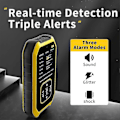 Miniatyrbillede 5 af 5: Nuklear Stråling Geiger Tæller - Strålingsdosimeter med LCD Display, Bærbar Håndholdt Beta Gamma Røntgen Genopladelig Strålingsovervåger Met-AD4-