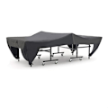 Miniatyrbilde 1 av 4: Pingisbordstrekk - Vanntett beskyttende trekk 280 x 76 x 156 cm for sammenklappede og utslåtte pingpongbord - Mot snø, regn og UV -AD5-
