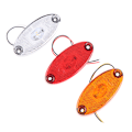 Miniatyrbilde 5 av 5: 3LED 12v 24v LED sidemarkeringslys for tilhengere campingvogn -AD7- White