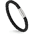 Miniatyrbild 3 av 5: Mode Läderrep Flätat Spänne Armband Bangle Wrap Smycken Gåva för Kvinnor Män Flickor Pojkar-AD10-