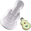 Miniatyrbillede 2 af 3: 3D Aluminium Kageform DIY Guitarform Bageform Fødselsdagskageform Køkkentilbehør Kollega Gaver-AD4-