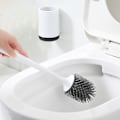 Pikkukuva 4 / 5: Silikoni antibakteerinen WC-harja WC-harjateline WC-harja silikoni harjateline seinäkiinnitys ilman porausta kestävä -FD5-
