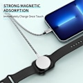Miniatyrbilde 3 av 5: Lader for Apple Watch iWatch Series 7/6/SE/5/4/3/2/1 (2 i 1)