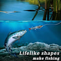 Miniatyrbillede 4 af 5: Fiskelokker Multi Leddelt Fiskesæt Langsomt Synkende Livagtig Swimbait Ferskvand og Saltvand Crankbaits til Bass Ørred Bass Lokker