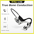 Miniatyrbild 2 av 5: Ryra Benledning Bluetooth-hörlurar V5.3 Öronkrok Benledning Trådlösa Utomhus Sport Stereo Hörlurar Stödjer TF-kort