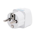 Miniatyrbilde 4 av 5: Universal UK US AU til EU AC Strømkontakt Reiselader Adapter Konverter