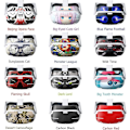 Miniatyrbillede 4 af 4: VR Headset og Controller Stickers Skin Decal til Oculus Quest 2 Tilbehør (Carbon Black)