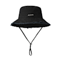 Miniatyrbillede 1 af 5: Dame bucket hat sort sort black