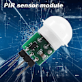 Miniatyrbild 4 av 5: AM312 PIR-sensor, 5-pack PIR-rörelsedetektor Utomhus Mini Pyroelektrisk Infraröd PIR Människa IR-sensormodul Kropp