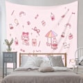 Miniatyrbild 3 av 4: Wekity Bohemisk Väggbonad Estetisk Konst Hem Bakgrund Tyg Ornament Present Mandala Väggbonad för Babyrum Ornament (ZJ827-10, 39 X 59 tum)