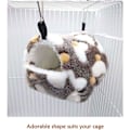 Miniatyrbild 4 av 4: Vintervarm Hamsterbädd Lek Mjuk Hamsterhängmatta Sov Söt Små Djur Bo Hängande Hem Vila För Unga Marsvin Degu Drawl Igelkott