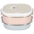 Miniatyrbilde 1 av 4: Bento lunsjboks med rustfritt stål, 2 lag 1800 ml matbeholdere for barn, voksne og studenter