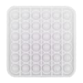 Miniatyrbild 1 av 4: Stuff Certified® Pop It - Stressreducerande Leksak Bubbelleksak Silikon Fyrkantig Vit