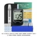 Miniatyrbild 1 av 5: Smart Digital Display Glucometer Bärbar Blodsocker Testkit Med Glucometer Remsor 50papper 50nålar