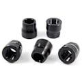 Pikkukuva 4 / 5: Pyörän läpiakselin mutterit M12x1.0mm, 1.0mm kierteellä, M12 navat, putkiakseli, skewer-korkki, 1.0mm kierteiden väli, pyörävarusteet
