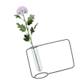 Miniatyrbild 5 av 5: Innovativa Hängande Planteringsrör Transparent Hydroponisk Växtvas för Hemma Inomhus Svart