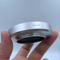 Miniatyrbilde 4 av 5: -40 Objektivhette 46mm Metall Bajonettfeste Objektivhette Deksel for Z DX 16-50mm F3.5-6.3 VR Kameralinse Sil