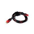 Miniatyrbild 3 av 4: 1,5 m Dubbelnät Dubbelring Lämplig för HDMI till HDMI Högdefinition Kabel Stöder 1080 Vävd Mesh Guldplätering 2-pack
