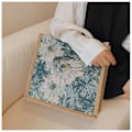 Miniatyrbilde 4 av 5: AVEKI Lerret Tote Bag for Kvinner Estetisk Søt Tote Bags Inspirerende Gaver til Kvinner Strandvesker Gjenbrukbare Handleposer, Blå