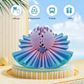 Miniatyrbilde 5 av 5: Gear Ball Fidget, 3D-printet Gear Ball Puslespillkube Fidget Leke, GearSphere - Steampunk Roterende Underverk Fidget Gear Ball (8 cm) (Laser)