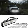Miniatyrbillede 3 af 5: 2 stk. LED arbejdslys, LED arbejdslys til køretøjer, både, lastbiler, biler, SUV'er, ATV'er 48W 12-30V