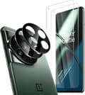 För OnePlus 12 5G 2 st Skärmskydd + 2 st Glaskameraskydd, Hög Definition Repskydd Bubbelfritt