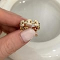 Miniatyrbild 3 av 3: Justerbar Ring i Kopparpläterad H-Form