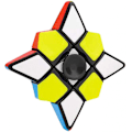 Miniatyrbillede 1 af 4: Spinner Fidget Legetøj Fidget Spinner Cube 1X3X3 Speed Cube 2,8 tommer Stickerless Floppy Cube Puslespil Spinner 2 i 1 Fidget Puslespil Hjernepuslespil Spinde Til