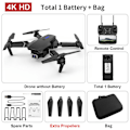 Pikkukuva 3 / 4: 2024 Uusi RC-drone 4K HD-kameralla, WiFi FPV, Taitettava Quadcopter, 3 Akkua, Paras Myyjä
