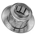 Miniatyrbilde 3 av 3: Pipehette i rustfritt stål, takpipehette, pipehette, regnhette, ovnseksospipe, regnhette
