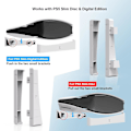 Miniatyrbillede 2 af 4: PS5 Slim Vandret Stativ, PS5 Slim Konsol Base Stativ, Base Stativ Tilbehør Kompatibel med Playstation 5 Disc & Digital Udgaver