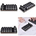 Miniatyrbillede 2 af 5: 15-Tast Macro-Programmerbart Tastatur Mini Mekanisk Gaming Macro Tastatur 3 Knob KeyPad Hot Swap Gaming Tastatur