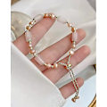 Miniatyrbilde 5 av 5: Naturlig Jadeperle Armbånd Gull Rikdom God Lykke Jade Armbånd Amulet For Kvinner, Lykke Jade Feng Shui Healing Krystall Armbånd